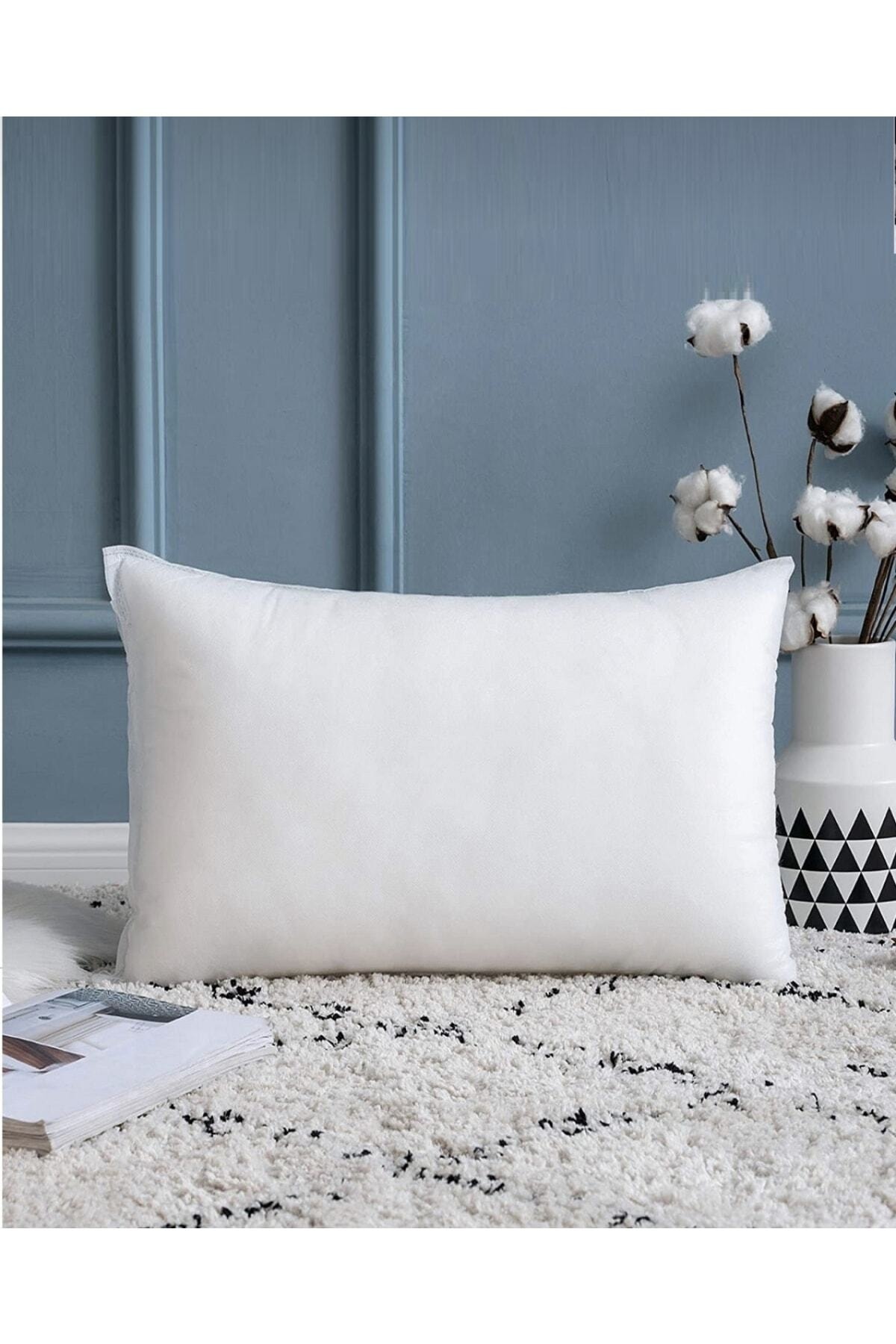İzgi Concept  Iz Premium 2li Set Smooth Kirlent Iç Yastığı 30x50 Cm Silikon Dolgulu 350gr - Premium Quality izgi0411 